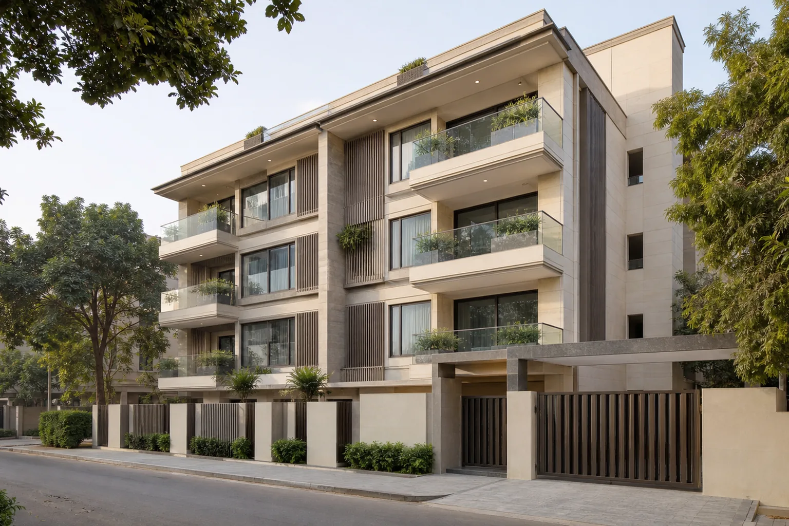 Builder floor exterior
